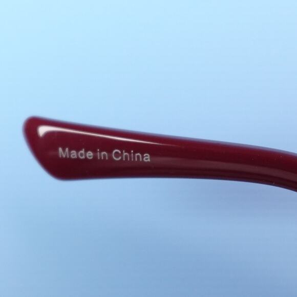 Rebecca Minkoff Rhiannon Cranberry Red Square Sunglasses 100% UV Protection main image 7